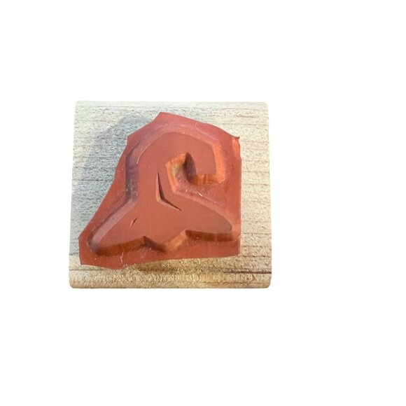 Stampin Up! 1998 Vintage Wood Mounted Rubber Stamp Witches Hat - Picture 2 of 4